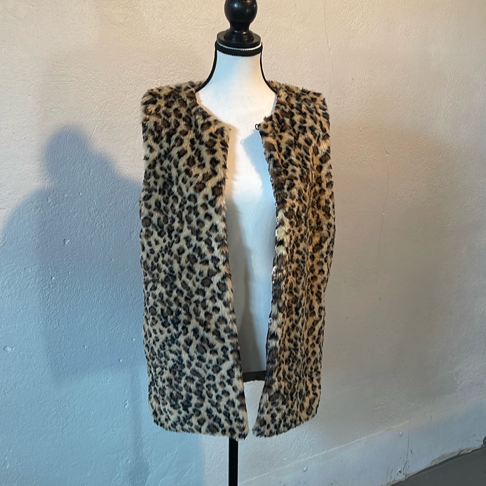 Faux fur vest